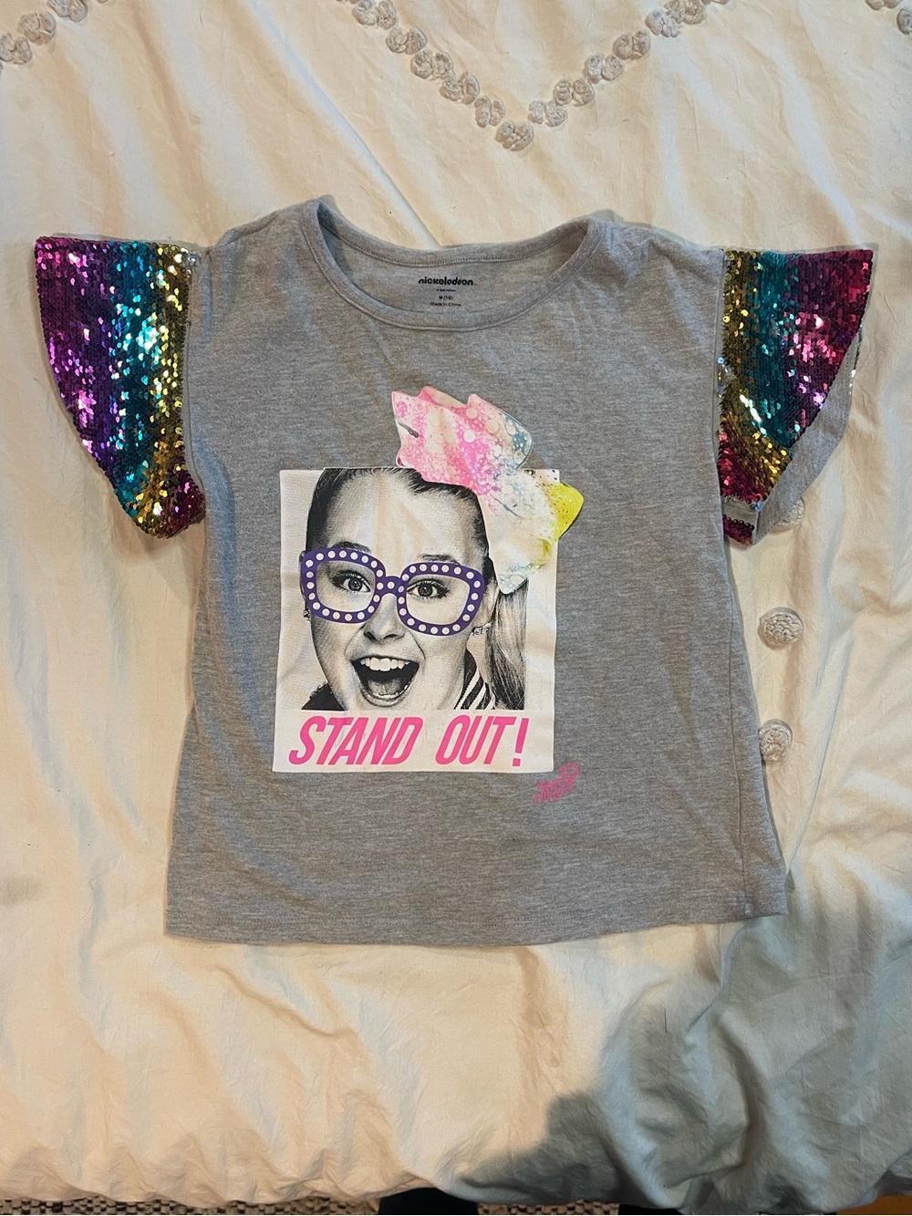 Girls Clothing Bundle Size M (7/8) | Graphic Tees + Tank Top | 3 Pieces